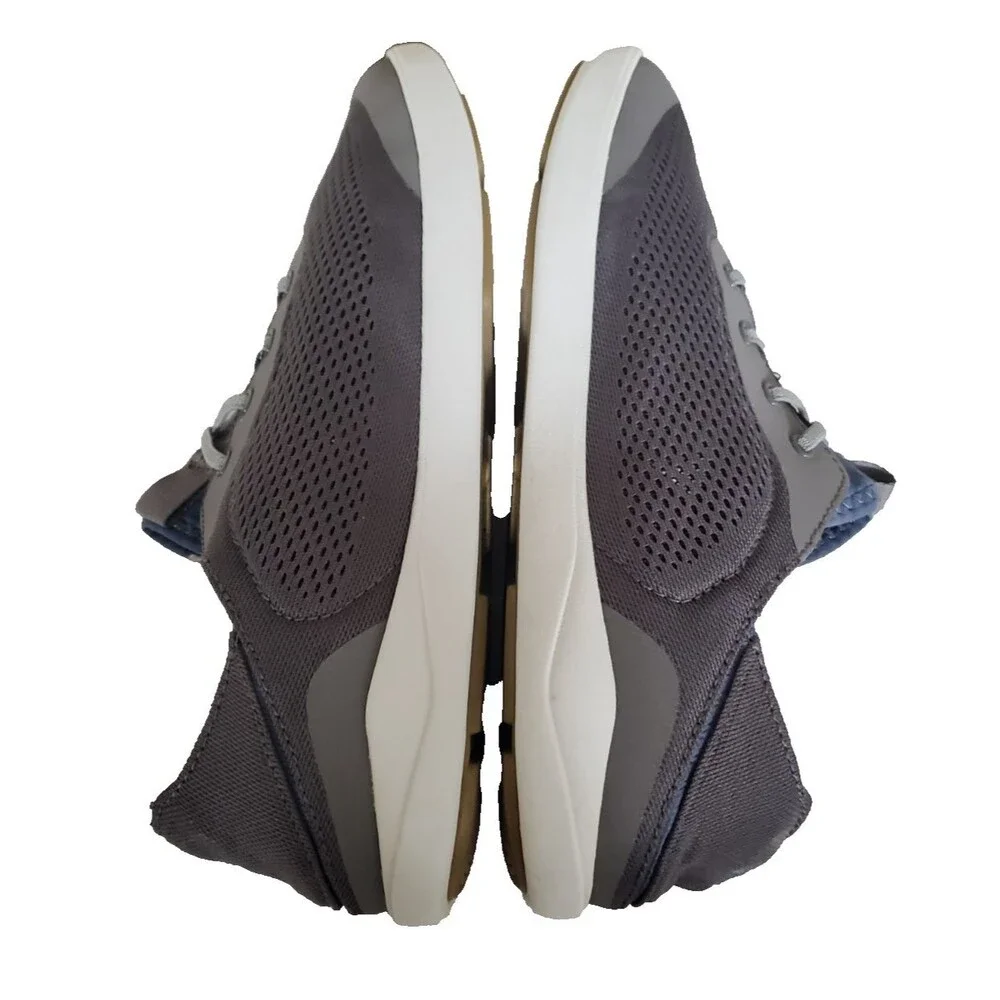 Olukai Moku Pae Mesh Gray Slip On Comfort Shoes Sneakers Men's Size 9.5